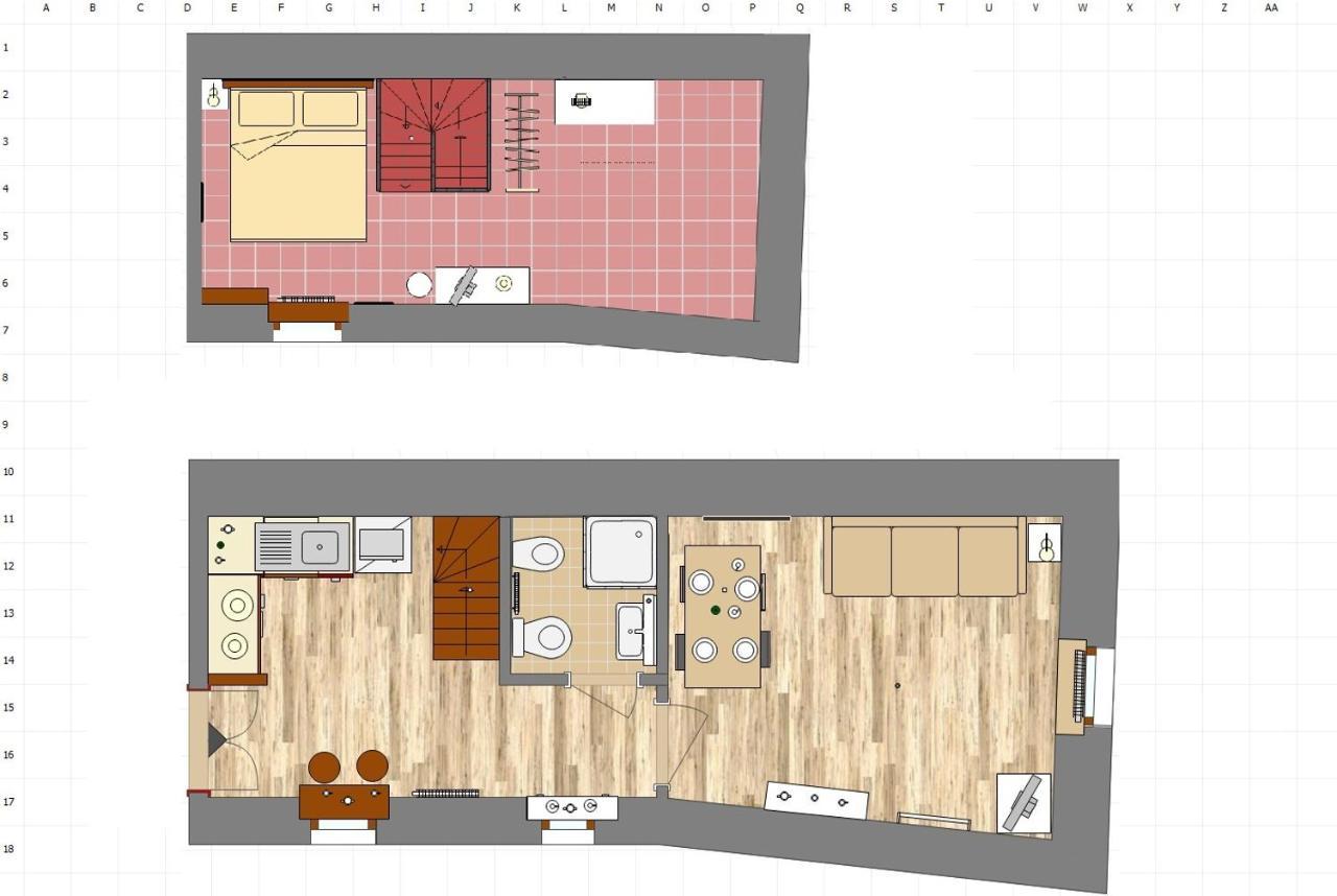 Red House Apartment Gubbio Exterior foto
